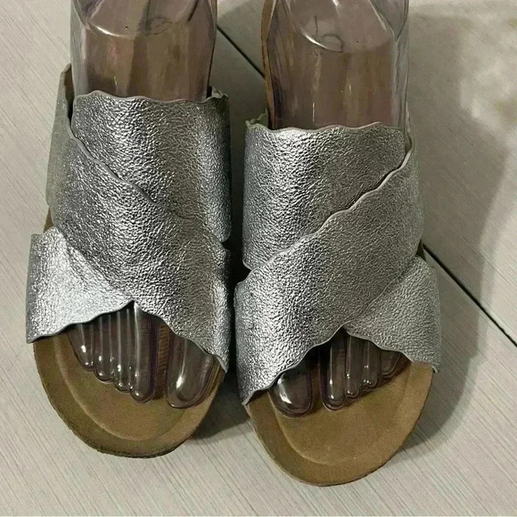 BKS Delaina Silver Wedges - Picture 7 of 9